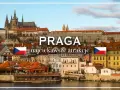 Praga: najciekawsze atrakcje i widoki na Wełtawie. Zamek na Hradczanach, kolorowe kamienice i czeska flaga.